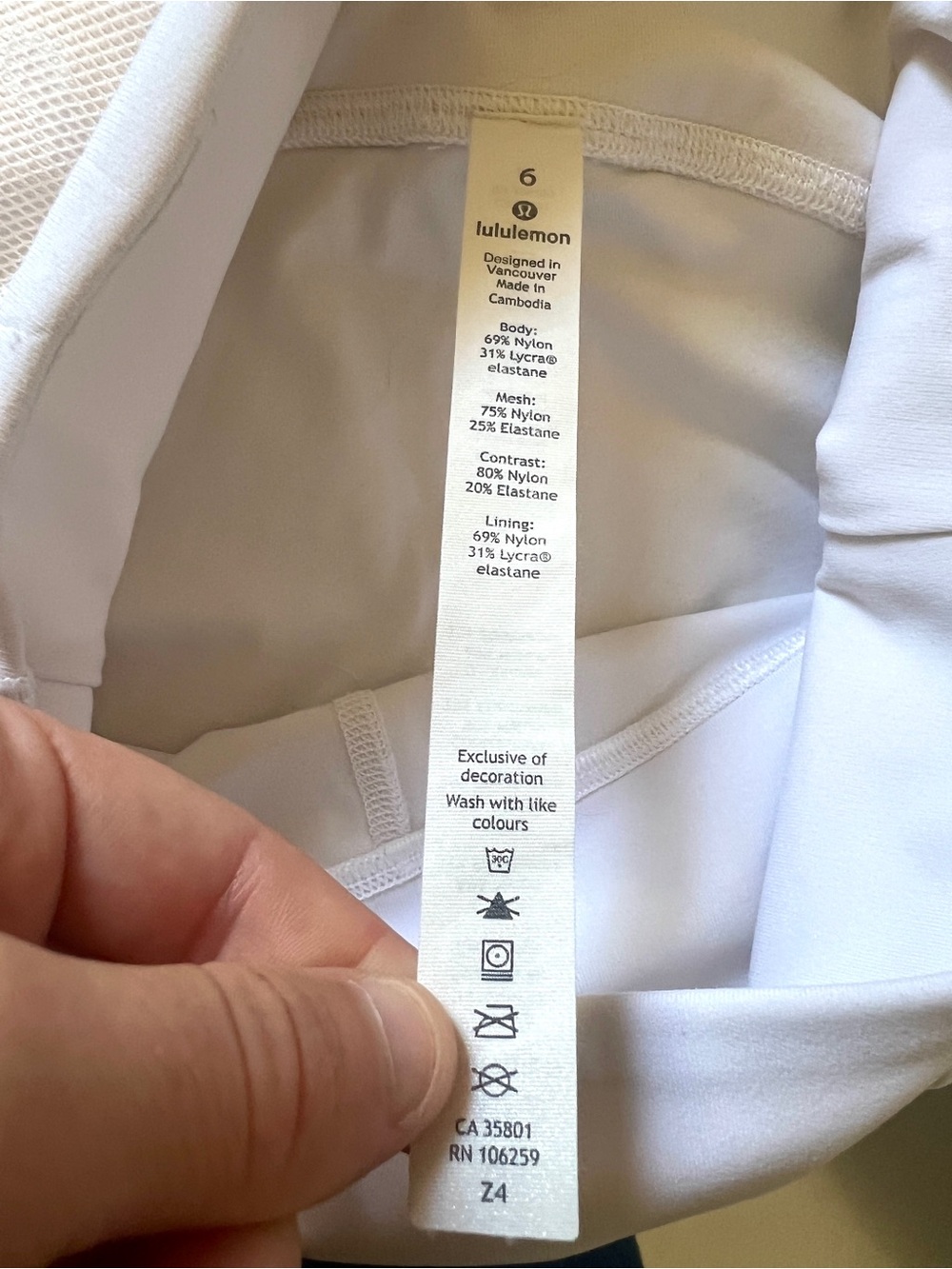 Lululemon Athletica Clear the Court Tight Leggings - Size 6 - Picture 15 of 16